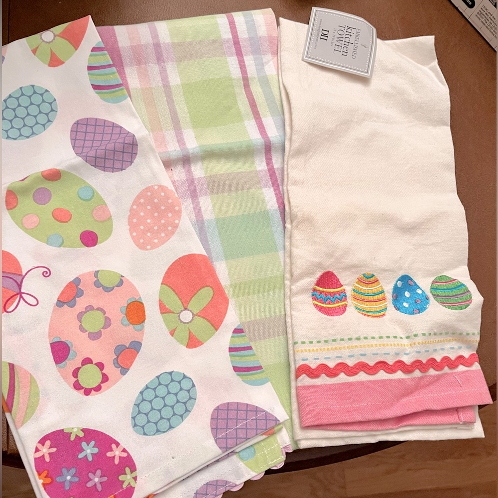 Easter tea towels Brand new